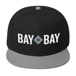 Bay to Bay Black/Silver Snapback