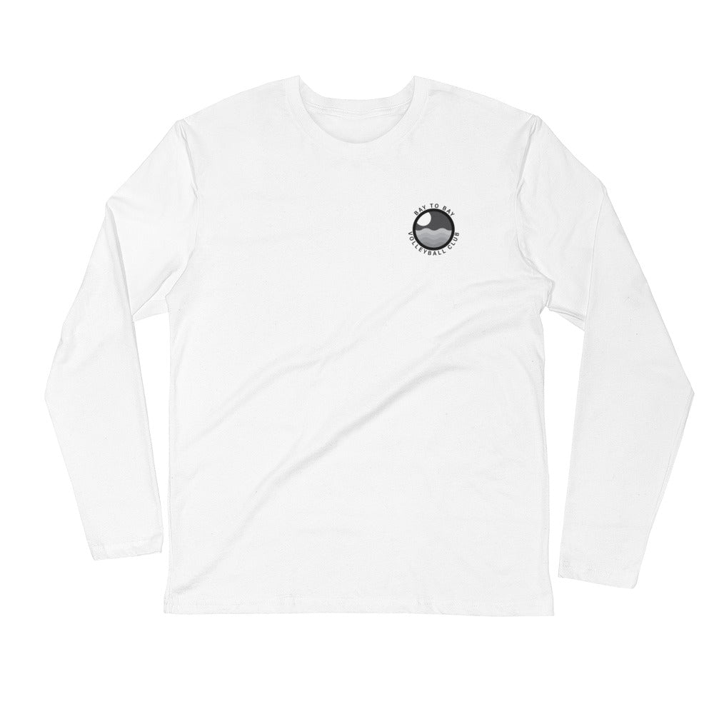 Circle Long Sleeve Fitted Crew – Bay to Bay Volleyball Circle Long Sleeve Fitted Crew – Bay to Bay Volleyball